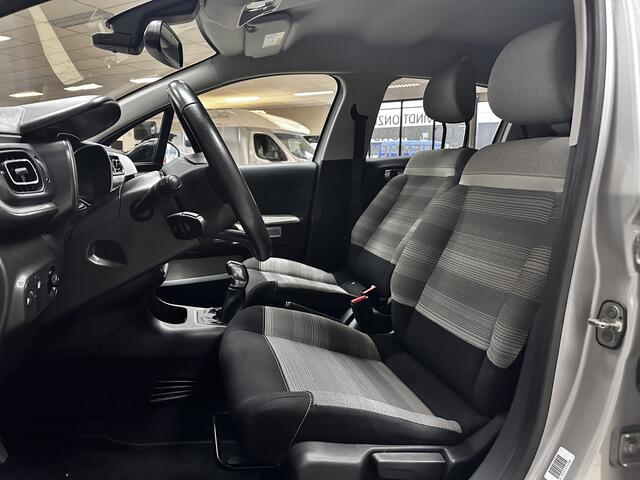 Citroen C3 1.2 PureTech Shine/ D-Riem verv: 110.000 KM!/ Camera/ 17'' LMV/ Keyless/ Apple + Android/ DAB+/ PDC V+A/ Clima/ Cruise/ Bluetooth/ Lane-Assist./ Multi. LEDER. Stuur/ Mistl.