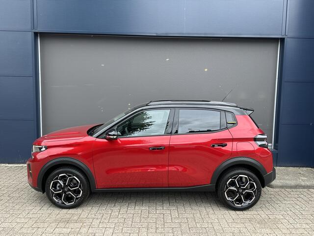 Citroen C3 1.2 Turbo 100 PK Max | ¤ 3.000 VOORRAAD VOORDEEL | Nieuwe AUTO | Navigatie | Parkeer Camera + Sensoren achterzijde | Lichtmetalen Velgen| Hoge zitpositie | LED Verlichting | Contrastkleur Dak | Climate control | Cruise control | DAB+ Radio |