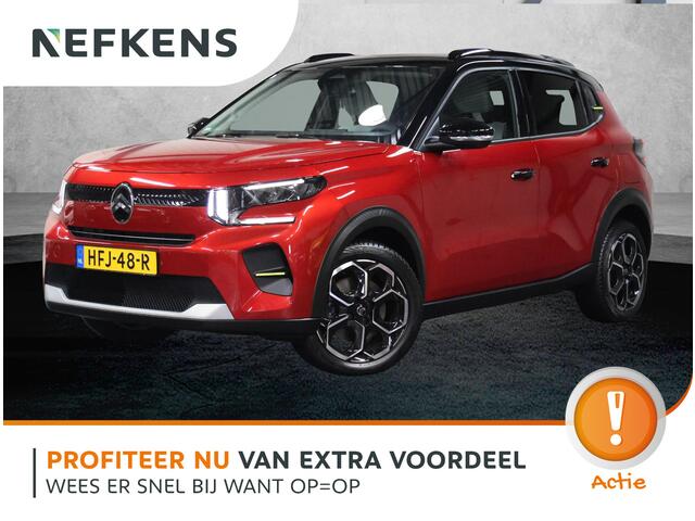 Citroen C3 Ë-C3 Max 113PK 44 kWh | ACCURAPPORT 100%| AppleCarplay/AndroidAuto | Elixer Red | Navigatie | 11KW Boordlader | Camera | Cruise Control | Climate Control | FULL LED | Parkersensoren |
