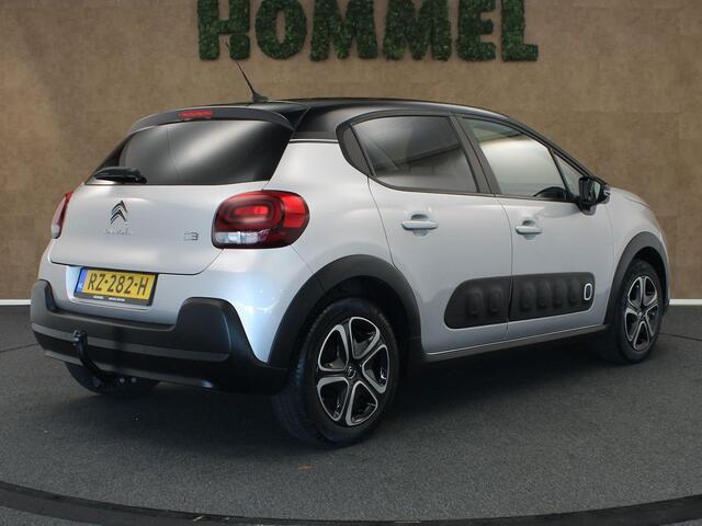 Citroen C3 1.2 PureTech Feel Edition - ORIGINEEL NEDERLANDSE AUTO - VASTE TREKHAAK - TREKGEWICHT 450 KG - NAVIGATIE - CRUISE CONTROL - PARKEERSENSOREN ACHTER - CLIMATE CONTROL - TWO TONE LAK - BLUETOOTH - DONKER GETINTE RAMEN ACHTER - ARMSTEUN VOOR - EXTRA WINTERSET