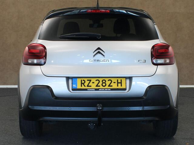 Citroen C3 1.2 PureTech Feel Edition - ORIGINEEL NEDERLANDSE AUTO - VASTE TREKHAAK - TREKGEWICHT 450 KG - NAVIGATIE - CRUISE CONTROL - PARKEERSENSOREN ACHTER - CLIMATE CONTROL - TWO TONE LAK - BLUETOOTH - DONKER GETINTE RAMEN ACHTER - ARMSTEUN VOOR - EXTRA WINTERSET
