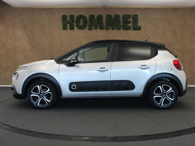 Citroen C3 1.2 PureTech Feel Edition - ORIGINEEL NEDERLANDSE AUTO - VASTE TREKHAAK - TREKGEWICHT 450 KG - NAVIGATIE - CRUISE CONTROL - PARKEERSENSOREN ACHTER - CLIMATE CONTROL - TWO TONE LAK - BLUETOOTH - DONKER GETINTE RAMEN ACHTER - ARMSTEUN VOOR - EXTRA WINTERSET