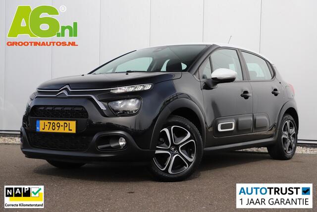 Citroen C3 1.2 PureTech Feel Navigatie Carplay Android Climate Cruise Control Rijstrooksensor Parkeersensor All-season banden!