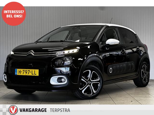 Citroen C3 1.2 PureTech S&S Feel Edition/ Two-Tone/ Grootlicht Assist./ Apple + Android/ Navi/ Lane-Assist./ DAB+/ Clima/ Cruise/ Bluetooth/ Multi. Stuur/ Mistl./ PDC/ LED Dagrijverl./ Extra getint glas.