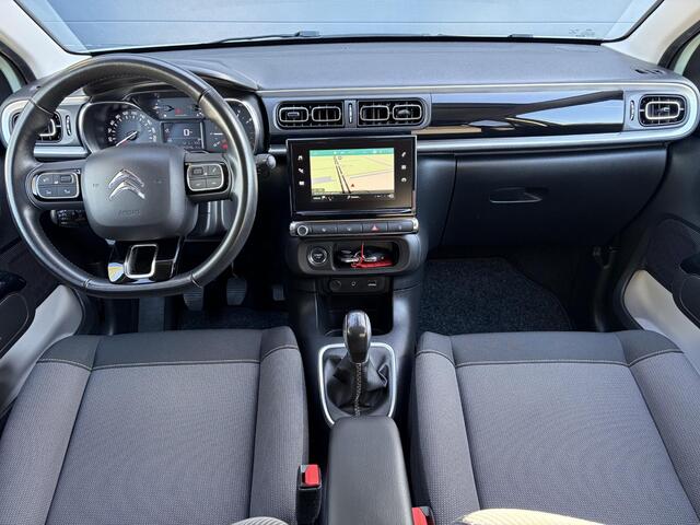 Citroen C3 1.2 PureTech S&S Shine Camera,Navi,D-riem vervangen in 2024,Keyless,PDc V+A,Clima,Cruise,Rijstrooksensor,Dodehoek,N.A.P,110pk,Lm velgen,N.A.P,Apk tot 03-2027