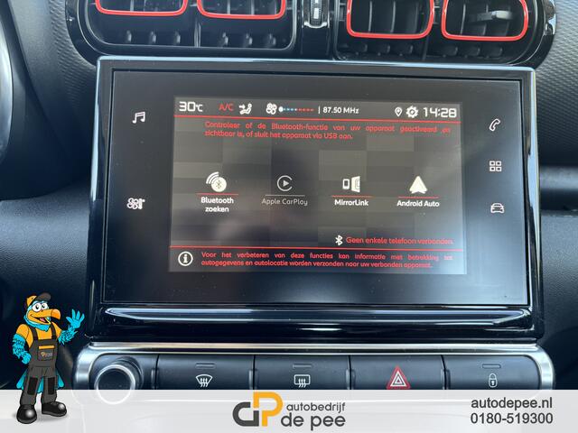Citroen C3 Aircross 1.2 PureTech S&S Shine GARANTIE/AUTOMAAT/CRUISE/CARPLAY/AIRCO/PDC/LICHTMETAAL rijklaarprijs!