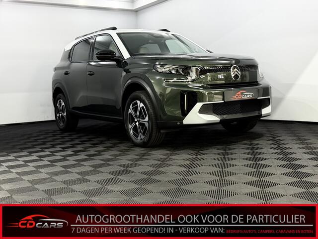 Citroen C3 Aircross 1.2 Hybrid 145pk Max Camera, Navi, Apple carplay, Rijstrook correctie, Cruise control adaptief, Lichtmetalen velgen