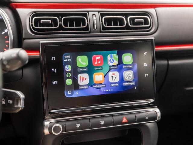 Citroen C3 1.2 PureTech S&S Shine Automaat (APPLE CARPLAY, GROOT NAVI, CAMERA, GETINT GLAS, SPORTSTOELEN, LM VELGEN, CRUISE, NIEUWE APK, NIEUWSTAAT)
