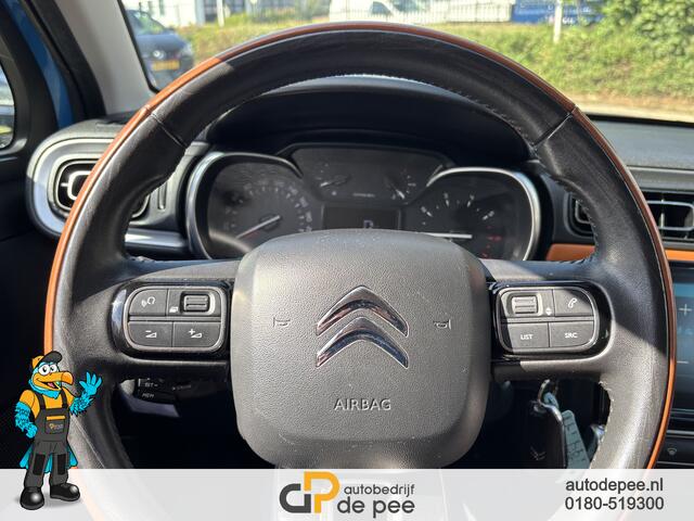 Citroen C3 1.2 PureTech S&S Shine GARANTIE/CLIMA/CRUISE/CAMERA/PDC/LICHTMETAAL rijklaarprijs!