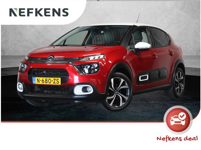 Citroen C3 110PK Shine | 1ste eigenaar | AppleCarplay/AndroidAuto | Dodehoekdetectie | Camera | Parkeersensoren VOOR + Achter | Navigatie | AUTOMAAT | LEER/Stof | Isofix | Privacy Glass | Parkeersensoren |
