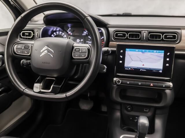 Citroen C3 1.2 PureTech Shine Automaat (APPLE CARPLAY, GROOT NAVI, CAMERA, LEDER, STOELVERWARMING, SPORTSTOELEN, GETINT GLAS, CRUISE, NIEUWSTAAT)