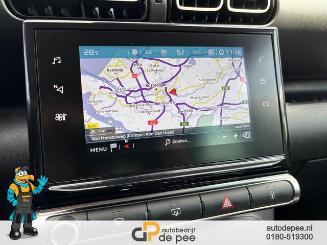 Citroen C3 Aircross 1.2 PureTech S&S Shine GARANTIE/CRUISE/CLIMA/CARPLAY/PARKEERSENS. V+A/CAMERA/KEYLESS/LICHTMETAAL rijklaarprijs!