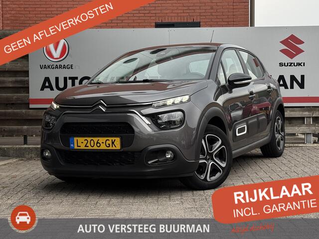 Citroen C3 1.2 PureTech Feel Parkeersensoren achter, Apple Carplay/Android Auto, DAB Radio, Elektrische ramen