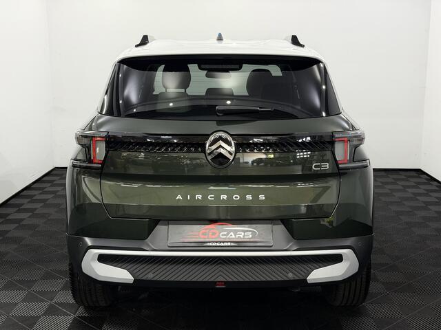 Citroen C3 Aircross 1.2 Hybrid 145pk Max 7p. Camera, Apple carplay, Half leder, 17 Inch velgen, Rijstrook correctie, Cruise control adaptief, 2 Jaar garantie