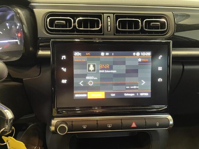 Citroen C3 1.2 PureTech 110pk Automaat Max Airco Navigatie Apple Carplay / Android Auto Parksensoren Lichtmetalen Velgen