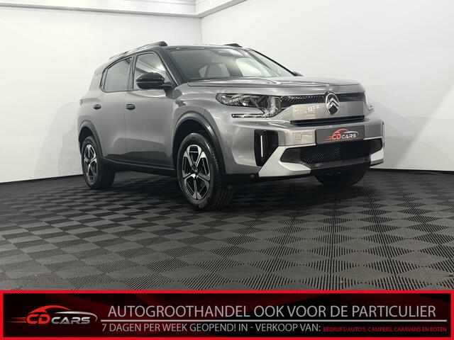 Citroen C3 Aircross 1.2 Hybrid 145pk Max 7p. Camera, Navi, Apple carplay, Rijstrook correctie, Cruise control adaptief, Lichtmetalen velgen
