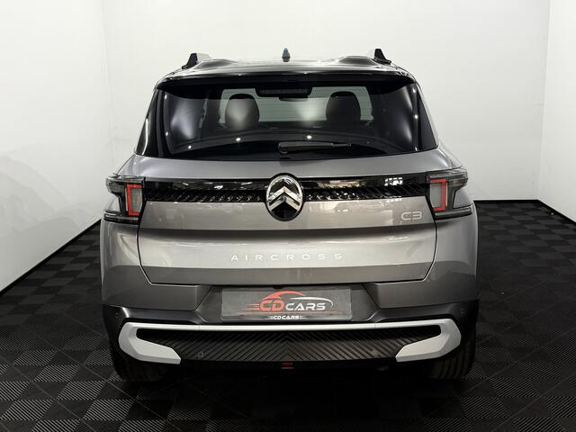 Citroen C3 Aircross 1.2 Hybrid 145pk Max 7p. Camera, Navi, Apple carplay, Rijstrook correctie, Cruise control adaptief, Lichtmetalen velgen