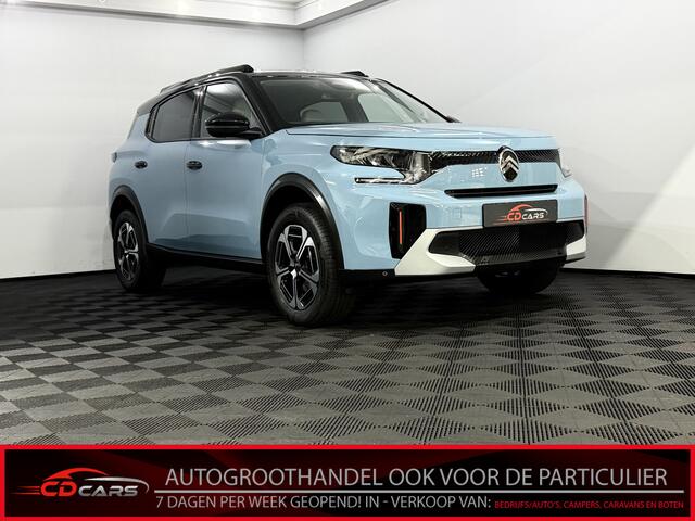 Citroen C3 Aircross 1.2 Hybrid 145pk Max Camera, Navi, Apple carplay, Rijstrook correctie, Cruise control adaptief, Lichtmetalen velgen