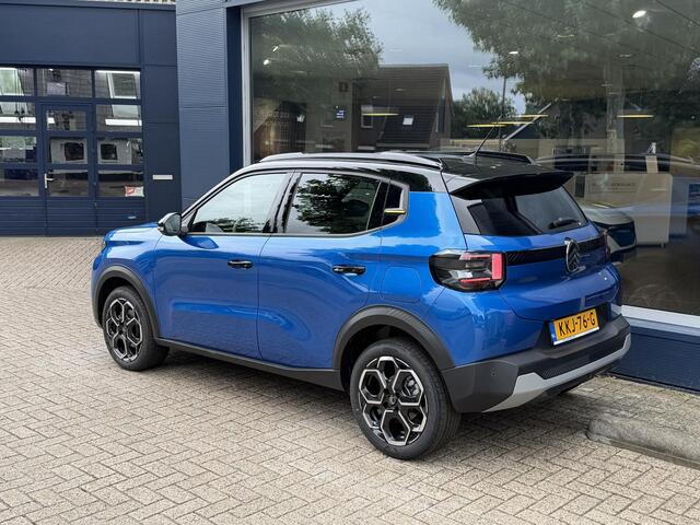 Citroen C3 1.2 Hybrid 110 PK Max | Automaat | Nieuwe Auto | Tot 8 Jaar Garantie | Advanced Comfort Stoelen | Navigatie | Full LED Verlichting | Navigatie | Camera | Hoge Zitpositie | Parkeersensoren | Hybride Rijden Zonder Stekker | Two-Tone | Lichtmetalen Velgen |