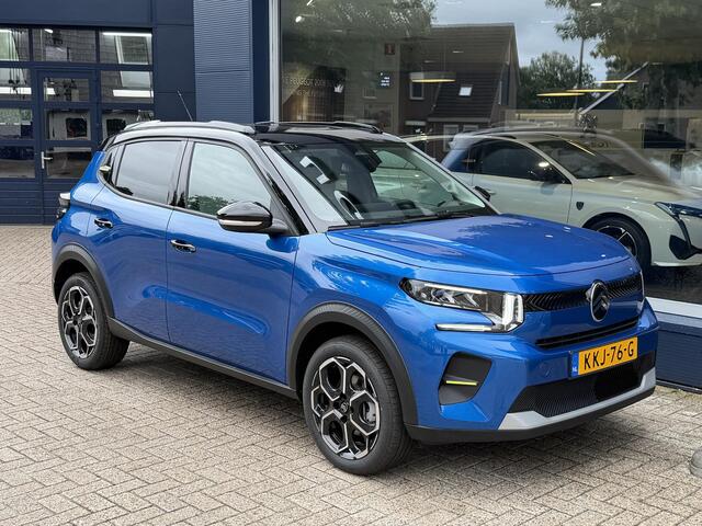 Citroen C3 1.2 Hybrid 110 PK Max | Automaat | Nieuwe Auto | Tot 8 Jaar Garantie | Advanced Comfort Stoelen | Navigatie | Full LED Verlichting | Navigatie | Camera | Hoge Zitpositie | Parkeersensoren | Hybride Rijden Zonder Stekker | Two-Tone | Lichtmetalen Velgen |