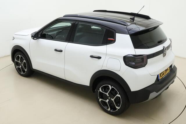 Citroen C3 Ë-C3 Plus 113pk Comfort Range 44 kWh | DEMO | 8 Jaar garantie | Carplay | Zwart dak | DAB Radio | Cruise control | Dakrails