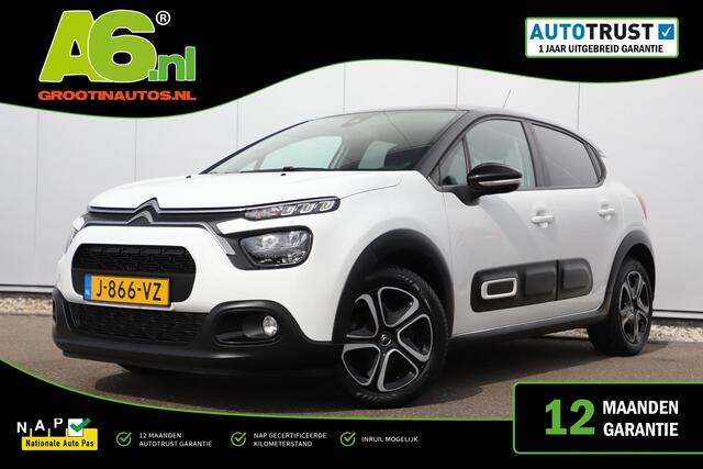 Citroen C3 1.2 PureTech Feel Navigatie Carplay Android Climate Cruise Control Rijstrooksensor Parkeersensor All-season banden!