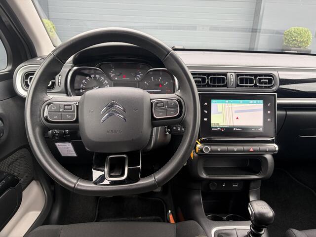 Citroen C3 1.2 PureTech S&S Shine D-riem vv in 02-2025 l 1e Eigenaar l Dealer Onderhouden l 110pk l Navi l Camera l Carplay l Clima l Cruise l Lm velgen l 6 Bak l Rijstrooksensor l Pdc l N.A.P l Apk tot 03-2027