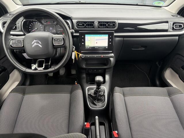 Citroen C3 1.2 PureTech S&S Shine D-riem vv in 02-2025 l 1e Eigenaar l Dealer Onderhouden l 110pk l Navi l Camera l Carplay l Clima l Cruise l Lm velgen l 6 Bak l Rijstrooksensor l Pdc l N.A.P l Apk tot 03-2027