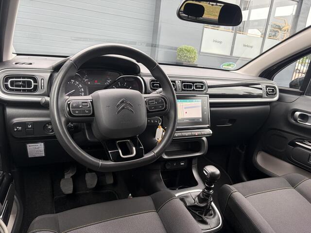 Citroen C3 1.2 PureTech S&S Shine D-riem vv in 02-2025 l 1e Eigenaar l Dealer Onderhouden l 110pk l Navi l Camera l Carplay l Clima l Cruise l Lm velgen l 6 Bak l Rijstrooksensor l Pdc l N.A.P l Apk tot 03-2027