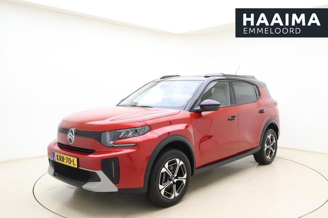 Citroen C3 Ë-C3 Aircross Max 113pk 44 kWh | Navigatie | 3 fasen | Climate control | Zwart dak | Dakrails | Lichtmetalen velgen | Draadloze telefoonlader