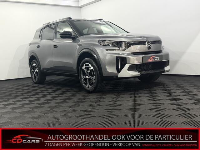 Citroen C3 Aircross 1.2 Hybrid 145pk Max Camera, Navi, Apple carplay, Rijstrook correctie, Cruise control adaptief, Lichtmetalen velgen