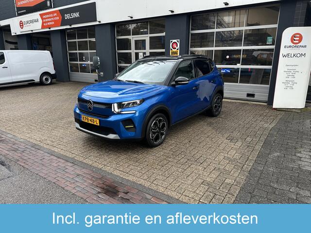 Citroen C3 Ë-C3 Max 113pk 44 kWh All-in Prijs Airco/Camera/Cruise/Apple CarPlay, Android auto/Navi Eurorepar