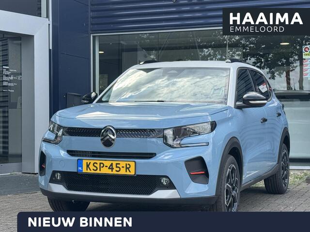 Citroen C3 1.2 Turbo 100pk Max | Apple Carplay/Android Auto | Achteruit rijcamera | Voorstoelen verwarmd | lichtmetalen velgen 17" | elektrische ramen voor