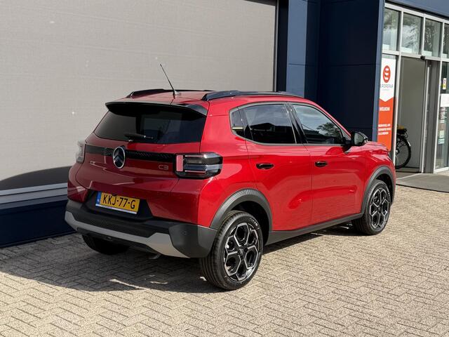 Citroen C3 1.2 Hybrid 110pk Max | Automaat | Nieuwe Auto | Tot 8 Jaar Garantie | Advanced Comfort Stoelen | Navigatie | Full LED Verlichting | Camera | Hoge Zitpositie | Parkeersensoren | Hybride Rijden Zonder Stekker | Lichtmetalen Velgen |