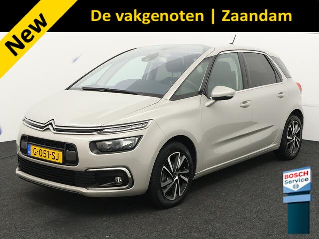 Citroen C4 SpaceTourer 1.2 PureTech Shine Airco (auto), Apple carplay/Android Auto, Cruise control, bots waarschuwing systeem, dodehoek detector, parkeersensoren voor/achter, spraakbediening, verkeersbord detectie, Vermoeidheids herk Ben je op zoek naar een ruime, c