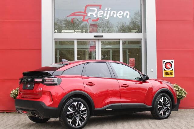 Citroen C4 C4 1.2 HYbrid 145PK MAX | HEAD UP DISPLAY | CAMERA VOOR + ACHTER | NAVIGATIE | DRAADLOZE TELEFOONLADER | FULL LED KOPLAMPEN | DRAADLOZE APPLE CARPLAY/ANDROID AUTO | 18" LICHTMETALEN VELGEN | ADAPTIVE CRUISE CONTROL | CLIMATE CONTROL | LEDEREN BEKLEDING | 