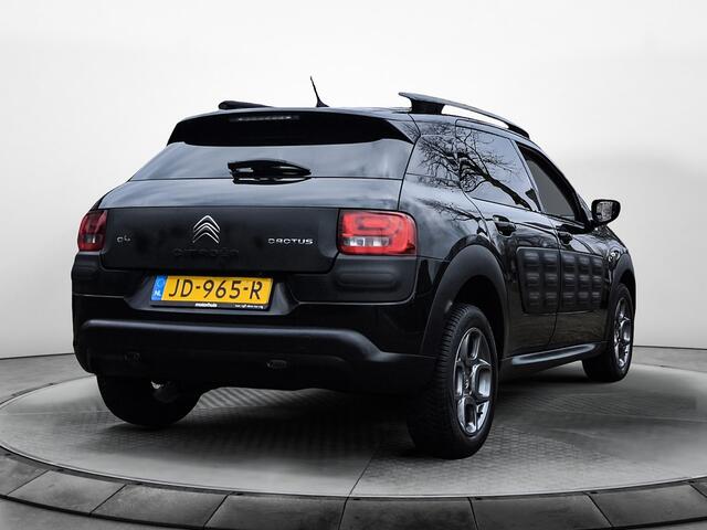 Citroen C4 CACTUS 1.2 PureTech Shine 1e-Eig. Keurig-Onderh. BOVAG-Garantie, NL-Auto. Achteruitrijcamera, Navigatie, Cruise-Control, Parkeersensoren, Airco/Climate, Black-Edition