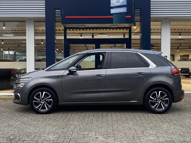 Citroen C4 PICASSO 1.6 BlueHDI Shine / Automaat / NL-Auto / 1e-Eigenaar / Dealer-Onderhouden / Massage-Stoelen / Adaptieve Cruise-Control / Climate-Control / Trekhaak / 360°-Camera / Apple-Carplay & Android-Auto / Keyless / Elektr.-Achterklep / Armsteun-Voor / DAB Radio-Blu
