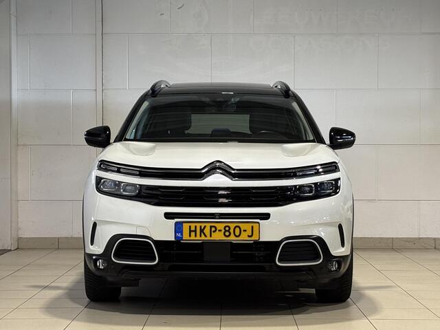 Citroen C5 Aircross Shine Pack 1.6 Turbo 225pk HYbrid ë-EAT8 | TWO-TONE! | SCHUIF/KANTELDAK | TREKHAAK | HANDSFREE A.KLEP | ADAPTIVE CRUISE | 360° CAMERA | NAVI | LEDER | STOELVERW. | DAB+