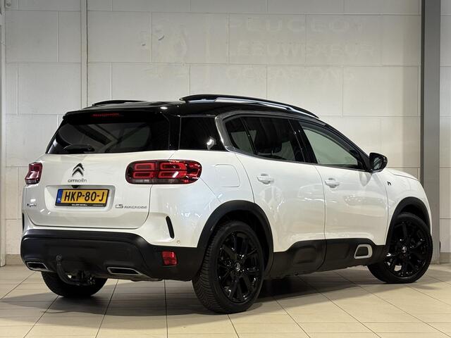 Citroen C5 Aircross Shine Pack 1.6 Turbo 225pk HYbrid ë-EAT8 | TWO-TONE! | SCHUIF/KANTELDAK | TREKHAAK | HANDSFREE A.KLEP | ADAPTIVE CRUISE | 360° CAMERA | NAVI | LEDER | STOELVERW. | DAB+
