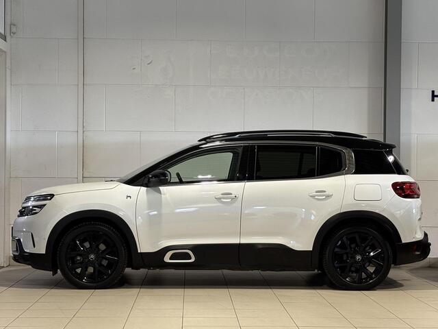 Citroen C5 Aircross Shine Pack 1.6 Turbo 225pk HYbrid ë-EAT8 | TWO-TONE! | SCHUIF/KANTELDAK | TREKHAAK | HANDSFREE A.KLEP | ADAPTIVE CRUISE | 360° CAMERA | NAVI | LEDER | STOELVERW. | DAB+