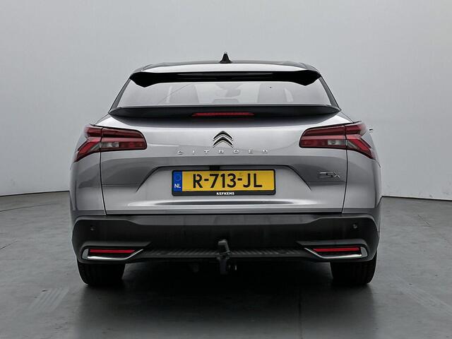 Citroen C5 X Business Plus Hybrid 225 pk Automaat | Navigatie | Achteruitrijcamera | Parkeersensoren Voor en Achter | Verwarmde Comfortstoelen | LED Koplampen | Keyless Entry/Start | Verwarmd Lederen Stuurwiel | Trekhaak | Adaptieve Cruise Control | 19" Lichtmetalen