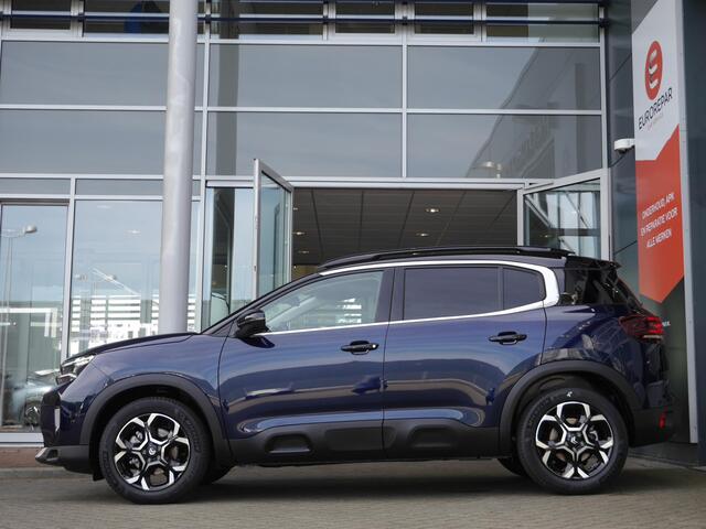 Citroen C5 Aircross 1.2 Hybrid 136 Max | Panoramisch schuif/kanteldak | Elektrische achterklep | Zwart dak | Automaat | Nieuw | Snel leverbaar