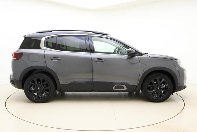 Citroen C5 Aircross 1.2 Hybrid ë-Series 136 PK Automaat | Navigatie | Climate control | Stoelverwarming | Keyless | Dakrails | Lichtmetalen velgen | Zwart dak | Extra getint glas