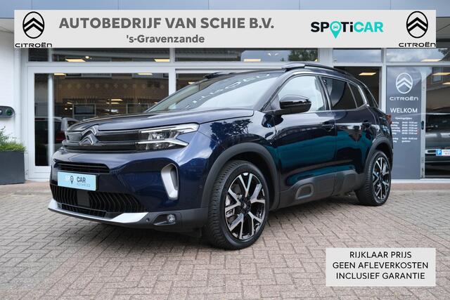 Citroen C5 Aircross Hybrid 225Shine Leer/All Wheather Banden/Elektr. Achterlklep/Stoelverwarming