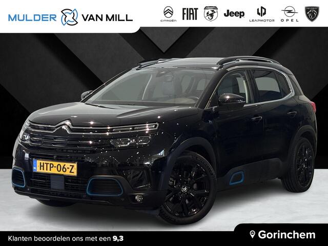 Citroen C5 Aircross Shine Pack 1.6 HYbrid PHEV 225pk e-EAT8 | BLACK EDITION | SCHUIF/KANTELDAK | NAPPA LEDER | HANDSFREE A.KLEP | ADAPTIVE CRUISE | STOELMASSAGE | NAVI | 360° CAMERA
