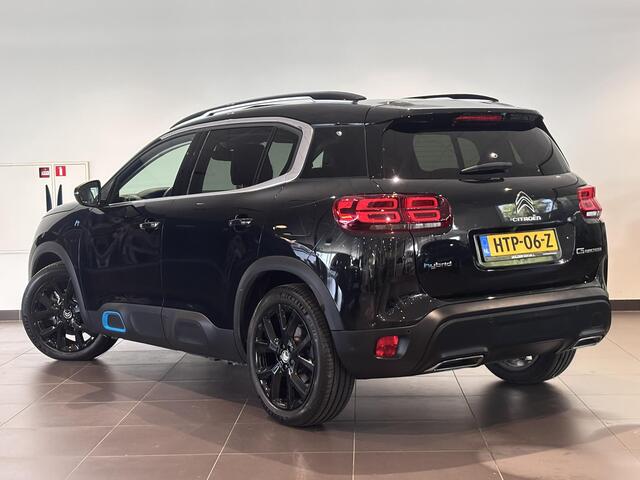 Citroen C5 Aircross Shine Pack 1.6 HYbrid PHEV 225pk e-EAT8 | BLACK EDITION | SCHUIF/KANTELDAK | NAPPA LEDER | HANDSFREE A.KLEP | ADAPTIVE CRUISE | STOELMASSAGE | NAVI | 360° CAMERA