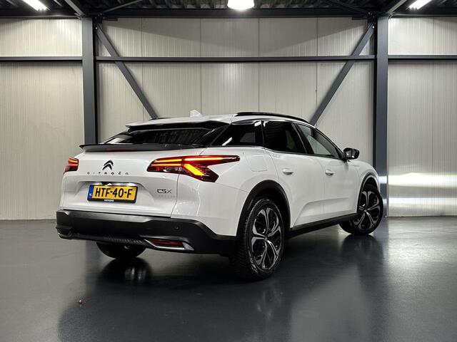 Citroen C5 X 1.2 130PK Plus | AppleCarPlay/AndroidAuto | LEER | Head-Up Display | Stoel/Voorruit/Stuurverwarming | Camera | Navigatie | Adaptive Cruise Control | Climate Control | Keyless entry | Privacy Glass | Isofix |