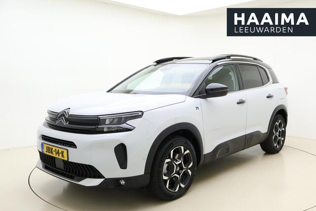 Citroen C5 Aircross 1.6 Plug-in Hybrid 225pk Max NIEUW | Panoramadak | Elektrische kofferbak | Comfort Stoelen | PHC veringsysteem | Full LED | Climate Controle | Stoelverwarming | Adaptive Cruise Control | Apple Carplay/Andoird Auto | Parkeercamera/-sensoren | Keyl