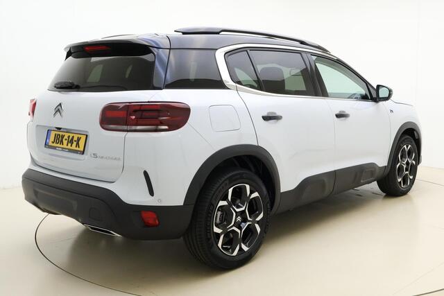 Citroen C5 Aircross 1.6 Plug-in Hybrid 225pk Max NIEUW | Panoramadak | Elektrische kofferbak | Comfort Stoelen | PHC veringsysteem | Full LED | Climate Controle | Stoelverwarming | Adaptive Cruise Control | Apple Carplay/Andoird Auto | Parkeercamera/-sensoren | Keyl
